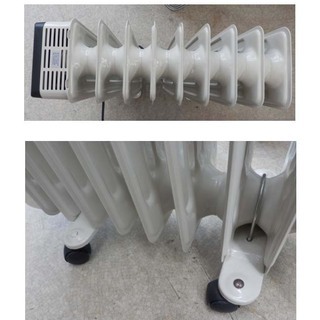 オイルヒーター ドイツ製 Fakir ラジエーターヒーター 暖房 安全 ストーブ ファン付き フィン8枚 タイマー付き 3段階 安全 静か キャスター付き 札幌市西区西野の画像