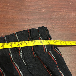 ネイビー×レッド縦ライン　パンツ　#Cattleyaの画像