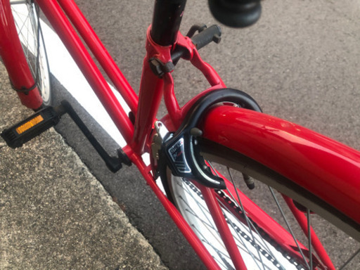 再入荷　27インチ 自転車　レッド