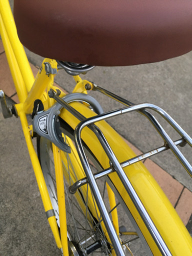整備済　軽快車２６インチ　イエロー