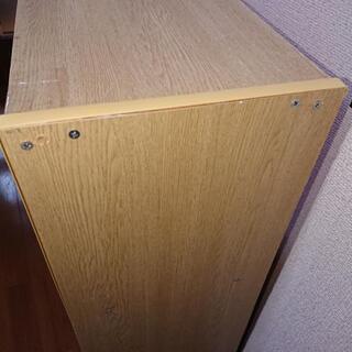 三段カラーボックス難ありの画像