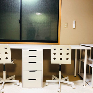 IKEA LINNMON/ALEX リンモン/アレックス 学習机...