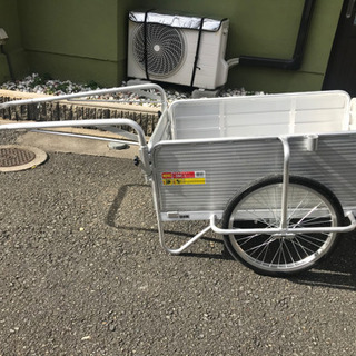 美品　アルミ製　折り畳み式　リヤカー　軽量　使用回数1回　日本製　※お引取り可能な方限定