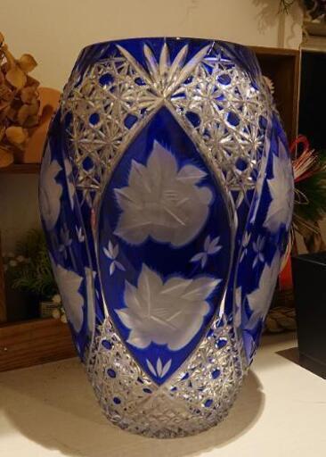 お取引決定しました   POLONIA 切り子 花瓶