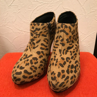 レオパードブーティの画像