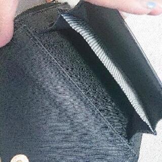 値下げ★お財布バック 黒 の画像