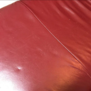 本革　カウチソファーの画像