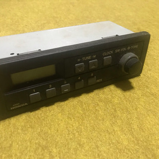 古いカーラジオ (ホンダアクティ(軽トラ)から取り外し)