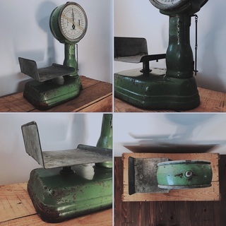 昭和レトロ 寺岡精工 計り ミドリ 難ありの画像