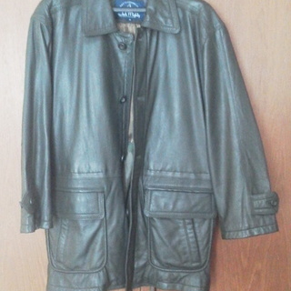 革コート　黒　Mサイズ