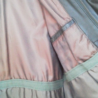 革コート　黒　Mサイズの画像