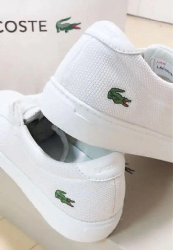 《足の大きい方必見！》 【新品】LACOSTE ラコステ スニーカー 紙袋付き