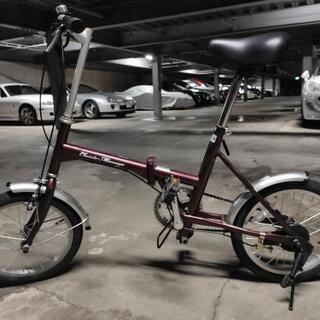 自転車 折りたたみ自転車 　即乗り　ほぼ新品