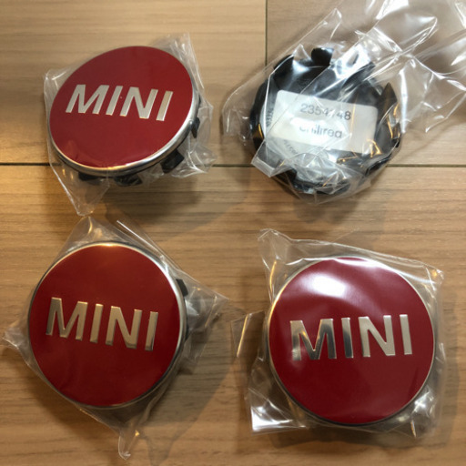 MINI ホイールセンターキャップ チリレッド 赤 純正  クーパー