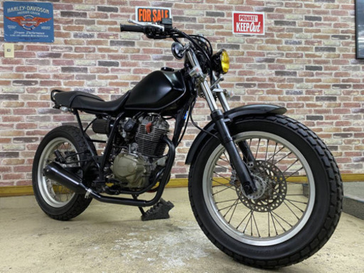 【マットブラックカスタムが激シブでオススメ！】 ホンダ FTR223 MC34 機関好調【多数画像動画有】検）TW 200 VANVAN 200 グラストラッカー