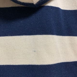 カバーオール　ボーダー　70サイズの画像