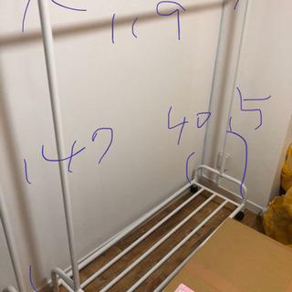 激安‼️大容量ハンガーラックの画像