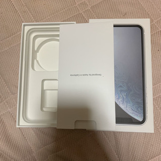 プロフ必読！iPhoneXR 空箱。