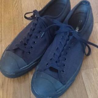 CONVERSE ｺﾝﾊﾞｰｽ ｼﾞｬｯｸﾊﾟｰｾﾙ 黒