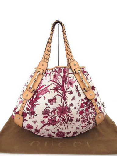 GUCCI グッチ 137621 フローラ ホースビット トートバッグ