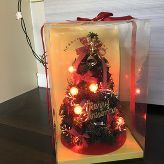 クリスマスツリー　卓上の画像