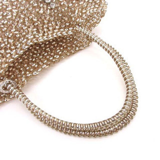 美品 アンテプリマ ANTEPRIMA バタフライ ビジュー ハンドバッグ