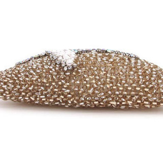 美品 アンテプリマ ANTEPRIMA バタフライ ビジュー ハンドバッグ