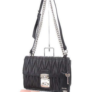 美品 ミュウミュウ ショルダーバッグ MIU MIU 5BD002