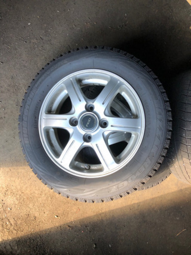 155/65-13スタッドレス&アルミセット