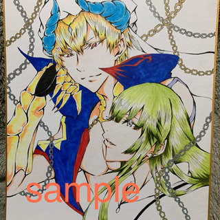 ファンアート  ＦＧＯ キャスギル＆エルキドゥの画像