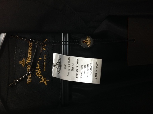 ヴィヴィアンウエストウッド Vivienne Westwood ANGLOMANIA アングロマニア Aライン 変形 コットンコート サイズ42 イタリア製  一回試着