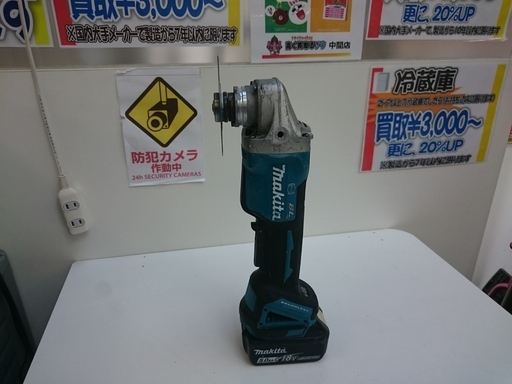 マキタ　充電式ディスクグラインダー　GA408D　高く買取るゾウ中間店