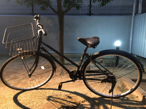 ②ママチャリ黒　27インチ