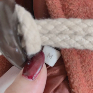 gu 赤ダッフルコート　制服用　アウター レッドの画像