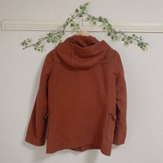 gu 赤ダッフルコート　制服用　アウター レッドの画像