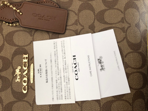 コーチバック　新品    未使用    安く売る