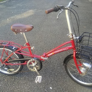 折り畳み自転車　20インチ　変速6段　オートライト　の画像