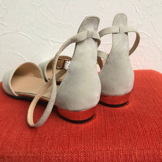 ベロアサンダル値下げの画像