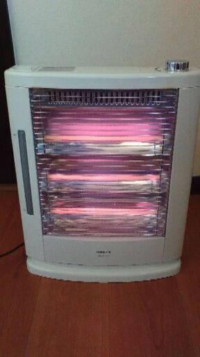 山善　遠赤外線電気ストーブ　スチーム式加湿機能付　DSE-KC102
