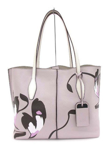 美品 TOD'S トッズ JOY ジョイ プリント トートバッグ