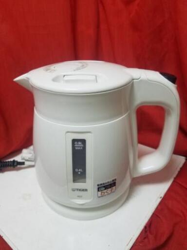 美品タイガー電気ケトル0.8Ｌ
