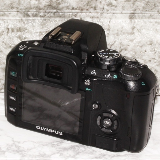★極上美品★オリンパス OLYMPUS E-410 ダブルズームキット フード付き ☆極上美品☆オリンパス OLYMPUS E-410 ダブルズームキット フード付き