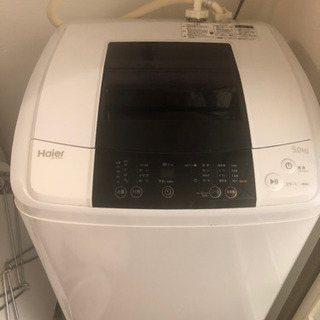 《受渡終了》ハイアール全自動洗濯機5.0キロ【取扱説明書付き】の画像