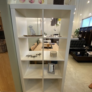 シェルフ フリーラック 棚 IKEA 白 中古品