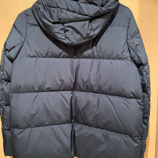 無印良品　ダウンジャケットS（紺）150  の画像