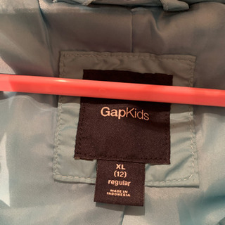 GAP 袖なしダウンジャケット　ブルー150  の画像
