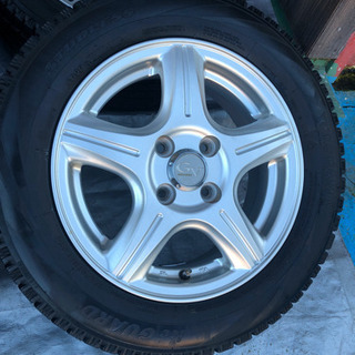 スタッドレスタイヤ175/65R/14　MILLOUS GV14インチアルミ　４穴　PCD100　適合車種多数！！ スタッドレスタイヤ175/65R/14 MILLOUS GV14インチアルミ 4穴 PCD100