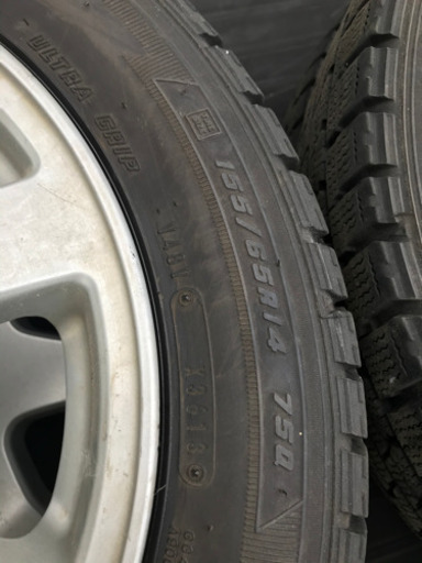 商談中❗️グッドイヤー　アイスナビゼア2  155/65-14.ダイハツ純正ホイールセット中古