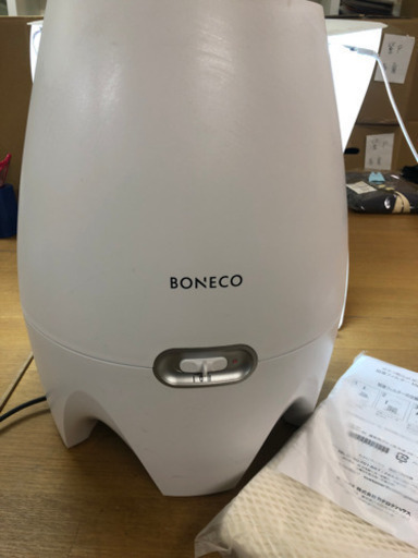 BONECO ボネコ気化式加湿器　ホワイト　加湿フィルター付き