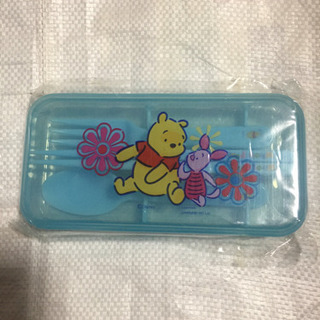 値下げしました。未使用 プーさん 箸 スプーン フォークセット